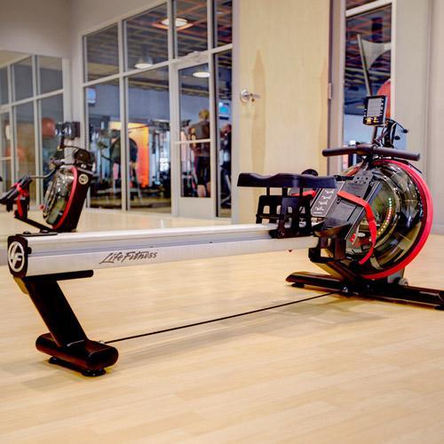 力健旗舰店LifeFitness水阻划船机金属单轨健身器材可折叠GX